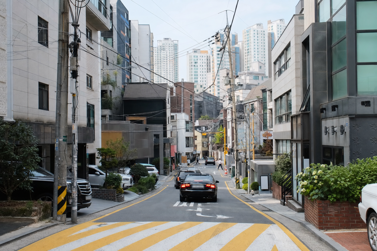 대치동과 은마사거리 주변 학원가 이면도로 연수 코스
